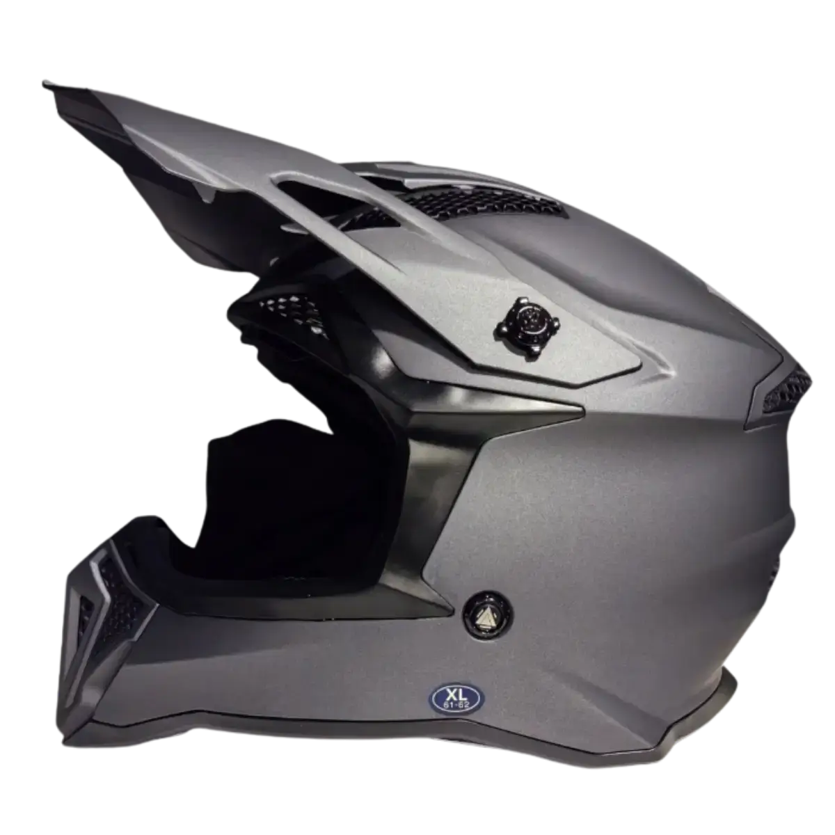 Κράνος μοτοσικλέτας Fgn A40 Γκρι ματ