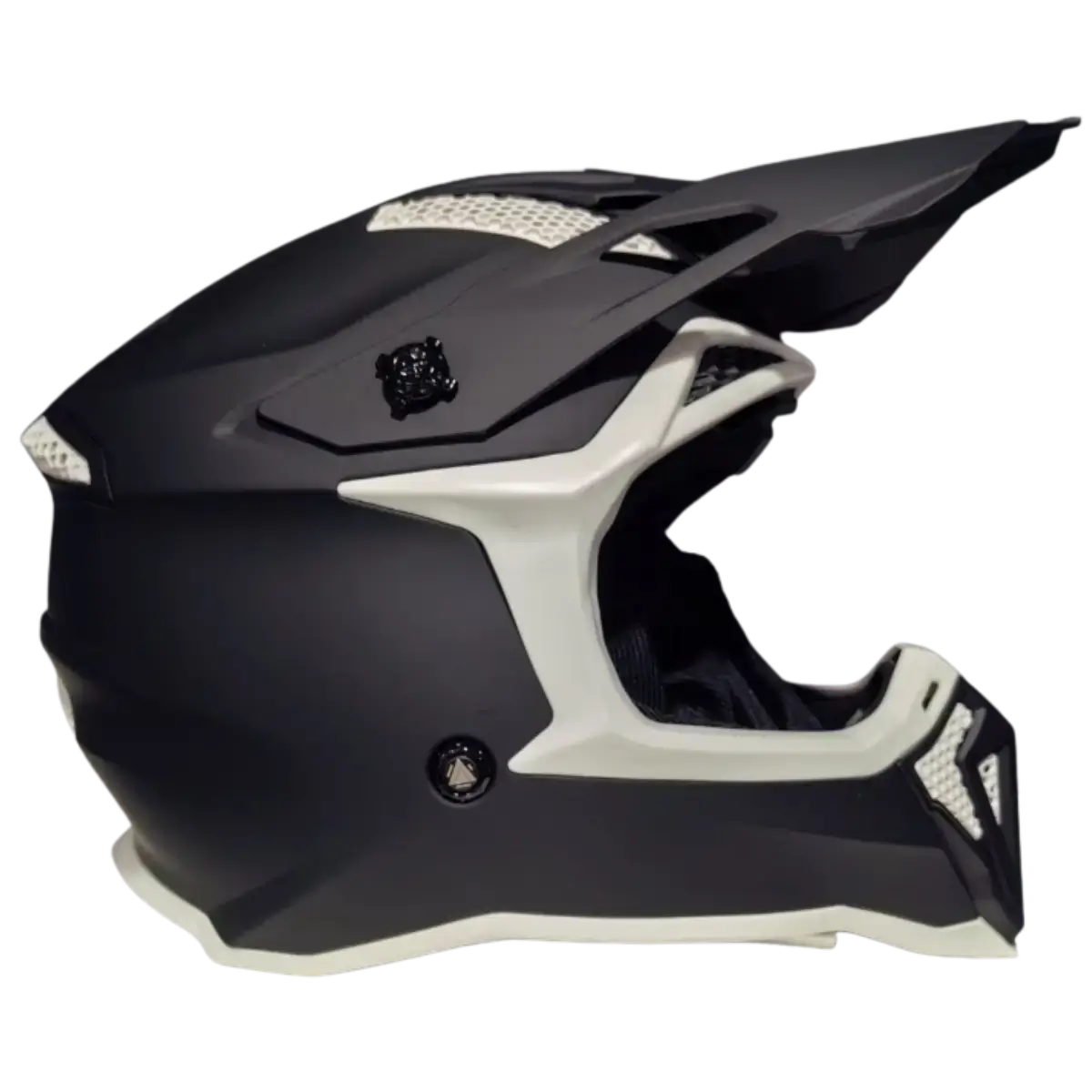 Κράνος μοτοσικλέτας Fgn A40 Μαύρο ματ δεξιά πλευρά