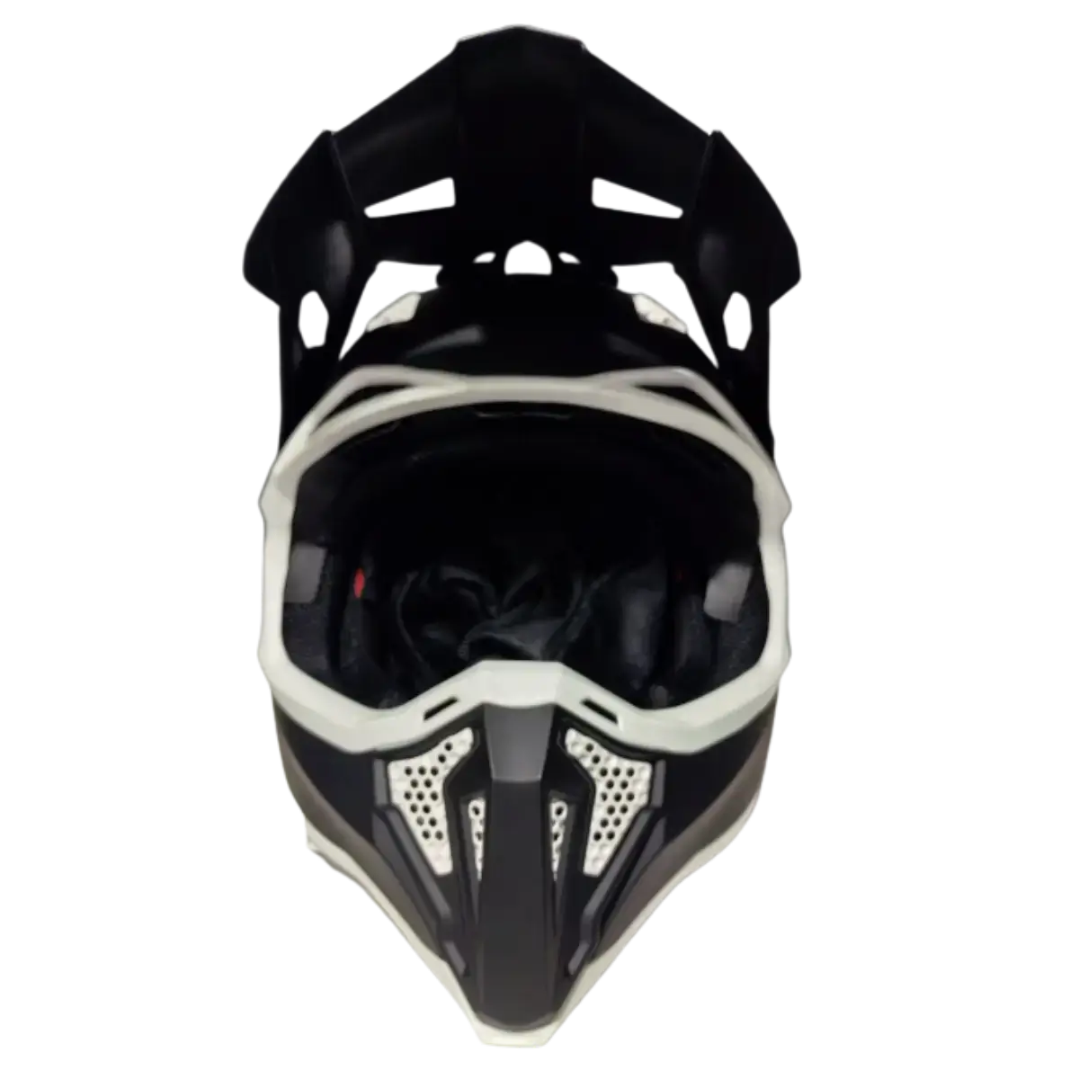 Κράνος μοτοσικλέτας Fgn A40 Μαύρο ματ μπροστινή πλευρά