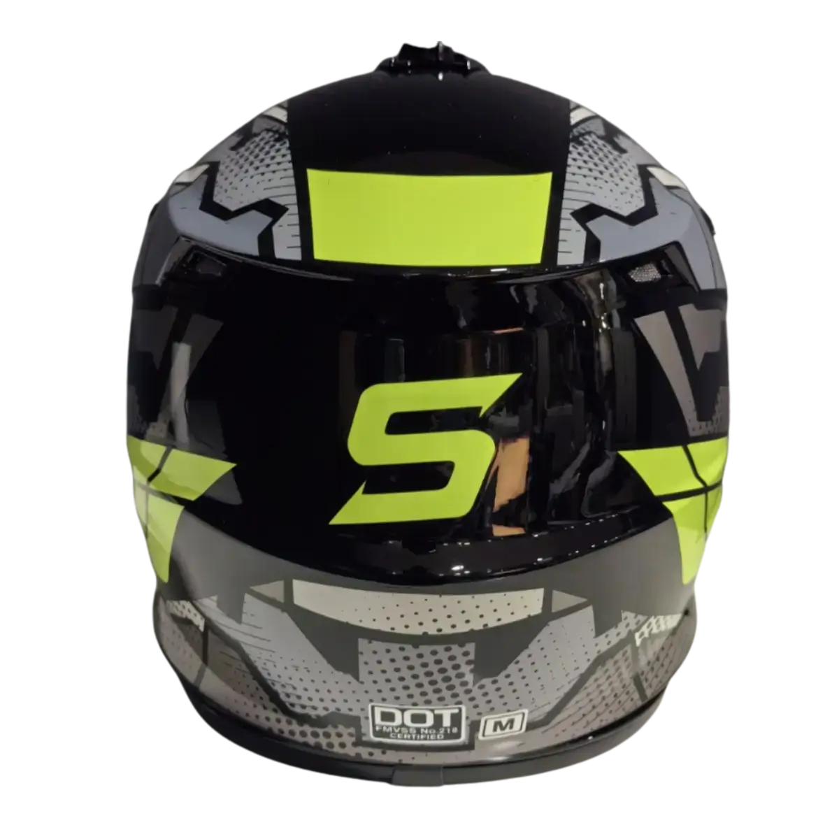 Moto Kaska Fgn Neon Zelen I Siva– Zadna Chast.webp